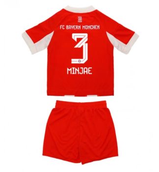 Otroški Nogometni dresi kompleti Kim Min-jae #3 FC Bayern Munich Domači 2025-26