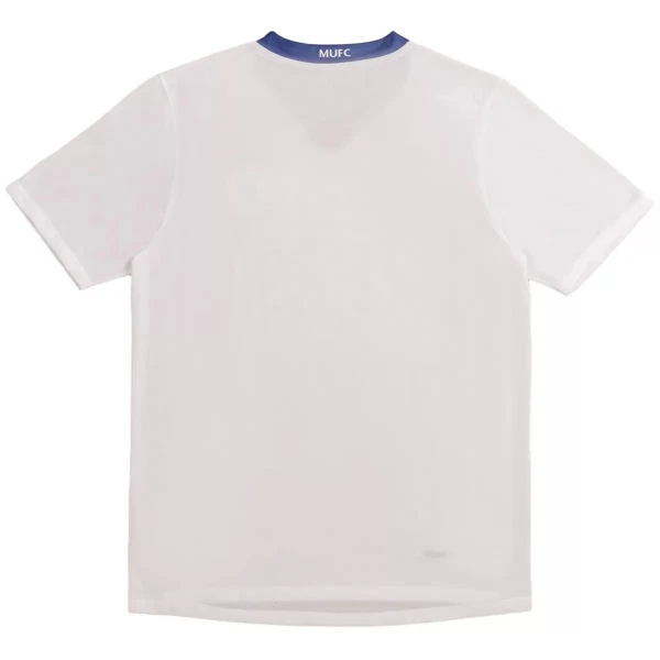 Poceni Moški retro nogometni dresi Manchester United Gostujoči 2008-09 bela-1