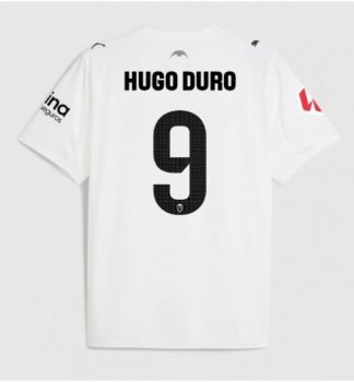 Poceni Nogometni Dresi Hugo Duro #9 Valencia Domači 2025-26