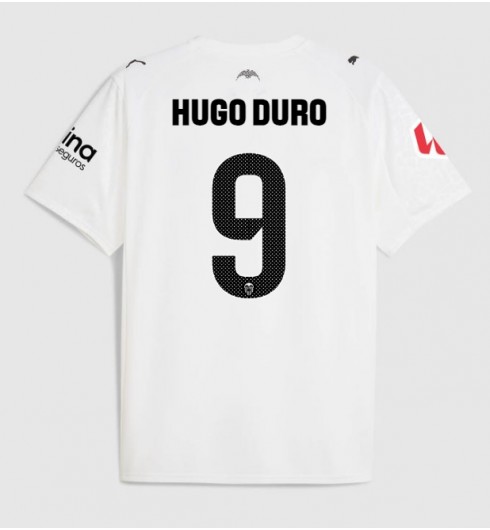 Poceni Nogometni Dresi Hugo Duro #9 Valencia Domači 2025-26