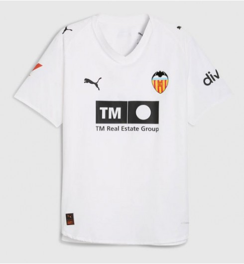 Poceni Nogometni Dresi Valencia Domači 2025-26 z lastnim tiskom