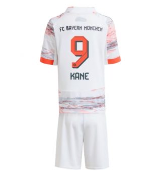 Otroški Nogometni dresi Harry Kane #9 FC Bayern Munich Gostujoči 2025-26