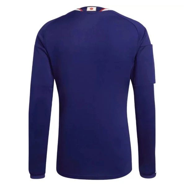 Poceni Nogometni dresi Japonska Domači SP 2026 modra Dolgi Rokav-1