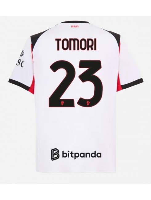 Moški Nogometni dresi AC Milan Fikayo Tomori #23 Gostujoči 2025-26 Kratek rokav
