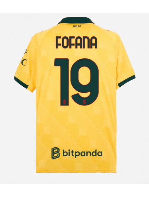 Moški Nogometni dresi AC Milan Youssouf Fofana #19 Tretji 2025-26 Kratek rokav