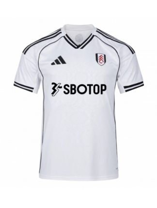 Moški Nogometni dresi Fulham Domači 2025-26 bela Kratek rokav