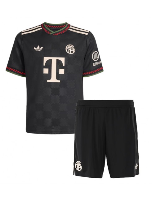 Otroški Nogometni dresi Bayern Munich Alphonso Davies #19 Tretji 2025-26 kompleti-1