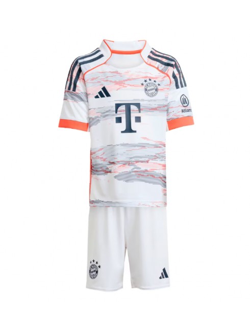 Otroški Nogometni dresi Bayern Munich Nicolas Jackson #11 Gostujoči 2025-26 kompleti-1