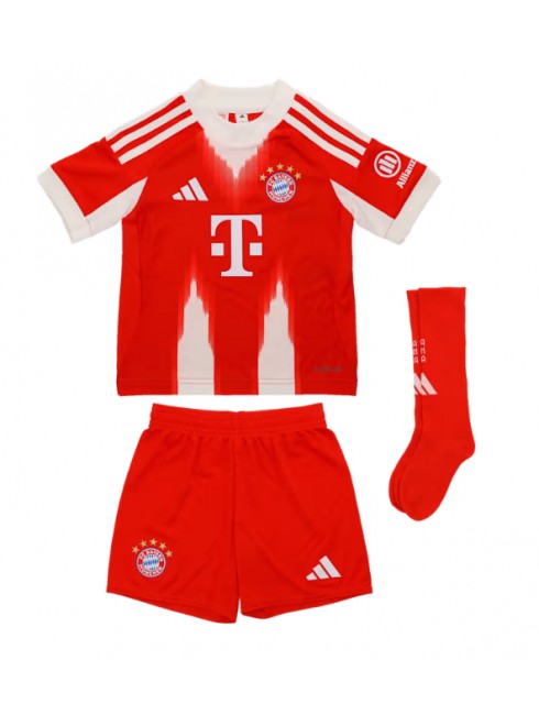 Otroški Nogometni dresi Bayern Munich Sacha Boey #23 Domači 2025-26 kompleti-1