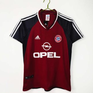 Moški retro nogometni dresi FC Bayern München Domači 2001/02 Kratek Rokav