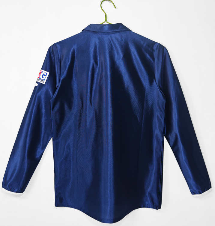 Moški retro nogometni dresi Paris Saint-Germain PSG Domači 2001/02 Dolgi Rokav-1