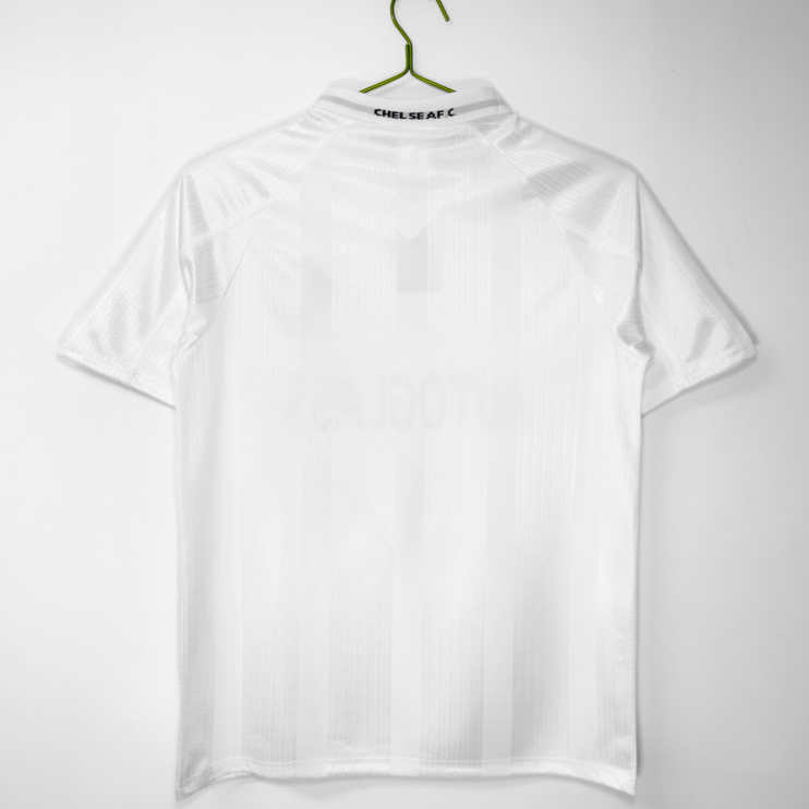 Poceni Moški retro nogometni dresi Chelsea Gostujoči 1998/99 Kratek Rokav-1