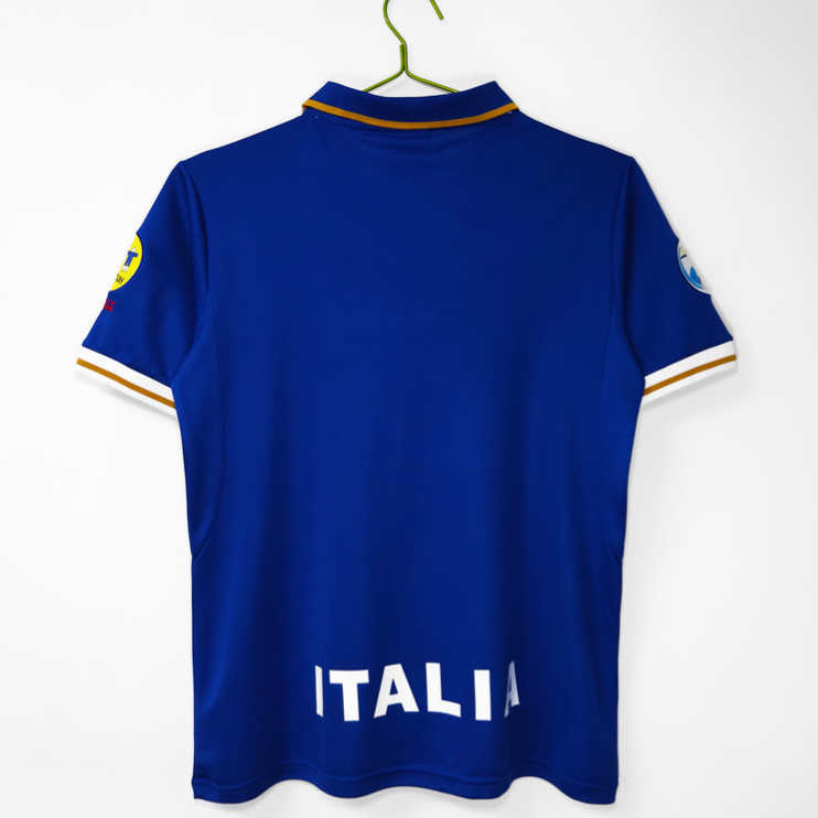 Poceni Moški retro nogometni dresi Italija Domači 1996 Kratek Rokav-1