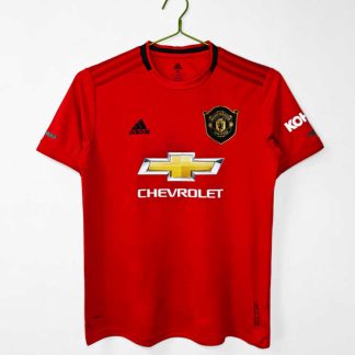 Poceni Moški retro nogometni dresi Manchester United Domači 2019/20 Kratek Rokav