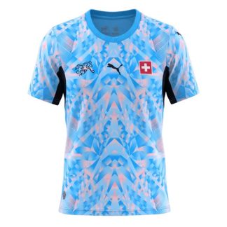 Poceni Nogometni dresi Švica reprezentance Gostujoči SP 2026 Kratek Rokav