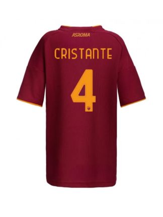 Ženski Nogometni dresi AS Roma Bryan Cristante #4 Domači 2025-26 Kratek rokav