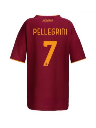Ženski Nogometni dresi AS Roma Lorenzo Pellegrini #7 Domači 2025-26 Kratek rokav