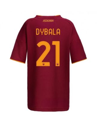 Ženski Nogometni dresi AS Roma Paulo Dybala #21 Domači 2025-26 Kratek rokav