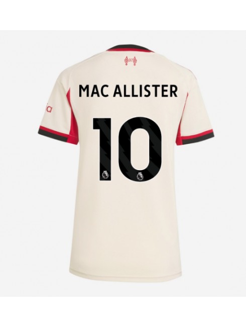 Ženski Nogometni dresi Liverpool Alexis Mac Allister #10 Gostujoči 2025-26 Kratek rokav