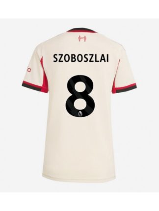 Ženski Nogometni dresi Liverpool Dominik Szoboszlai #8 Gostujoči 2025-26 Kratek rokav