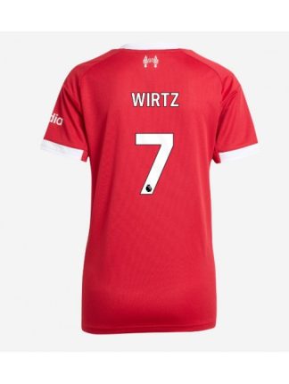 Ženski Nogometni dresi Liverpool Florian Wirtz #7 Domači 2025-26 Kratek rokav