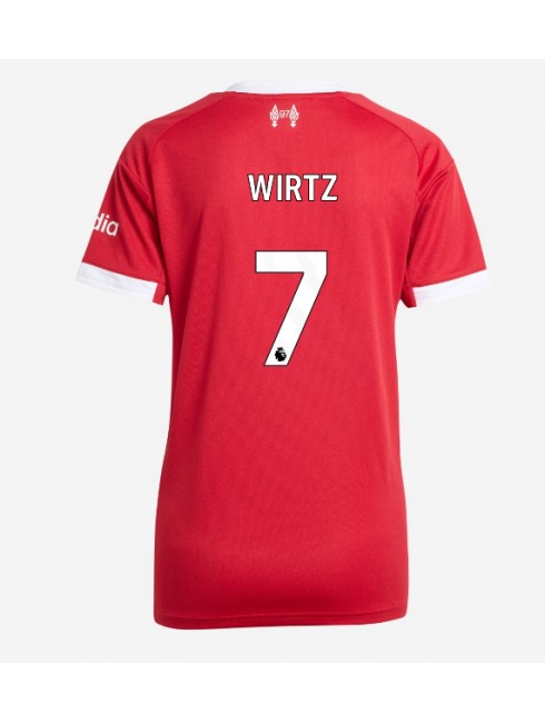 Ženski Nogometni dresi Liverpool Florian Wirtz #7 Domači 2025-26 Kratek rokav