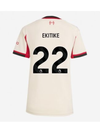 Ženski Nogometni dresi Liverpool Hugo Ekitike #22 Gostujoči 2025-26 Kratek rokav