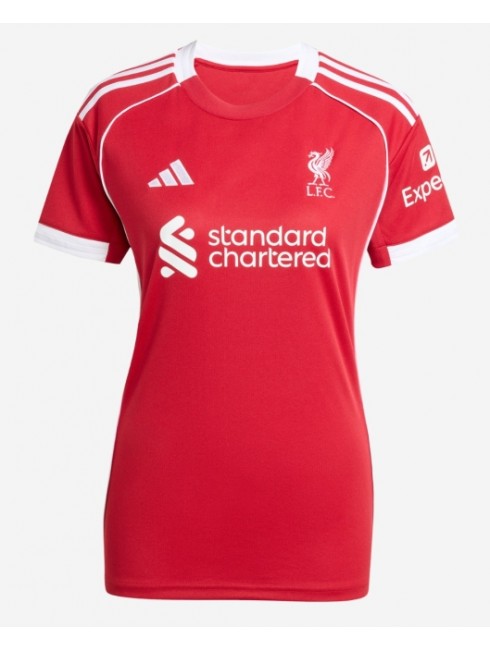 Ženski Nogometni dresi Liverpool Virgil van Dijk #4 Domači 2025-26 Kratek rokav-1