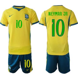 Moški Nogometni dresi komplet reprezentance Brazilija Neymar Jr #10 Domači SP 2026