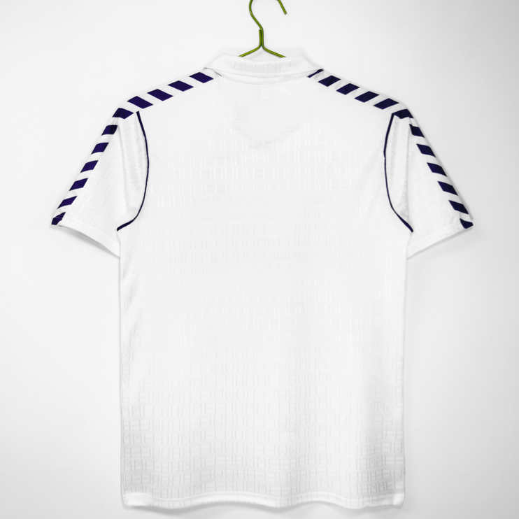 Poceni Moški retro nogometni dresi Real Madrid Domači 1988/90 Kratek Rokav-1