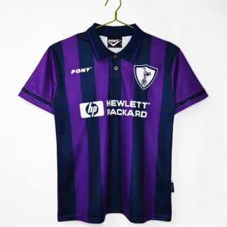 Poceni Moški retro nogometni dresi Tottenham Hotspur Gostujoči 1995/97 Kratek Rokav