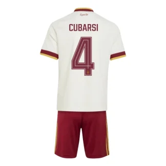Kupite Otroški nogometni dres kompleti Španija reprezentance Pau Cubarsí #4 Gostujoči SP 2026