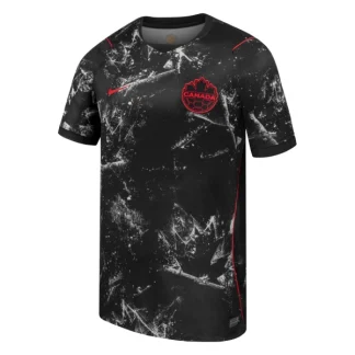 Moški Nogometni dresi Kanada Gostujoči SP 2026 črna Kratek Rokav