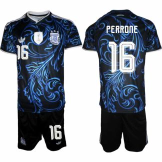 Moški Nogometni dresi kompleti Argentina reprezentance Máximo Perrone #16 Gostujoči SP 2026