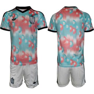 Moški Nogometni dresi kompleti Belgija reprezentance Gostujoči SP 2026 z lastnim tiskom