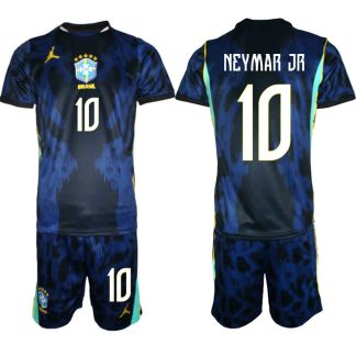 Moški Nogometni dresi kompleti reprezentance Brazilija NEYMAR JR #10 Gostujoči SP 2026