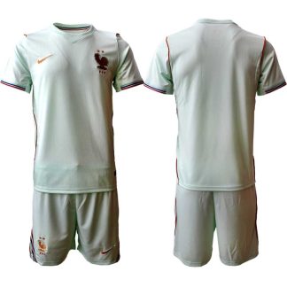 Najcenejši nogometni dresi kompleti reprezentance Francija Gostujoči SP 2026 z lastnim tiskom