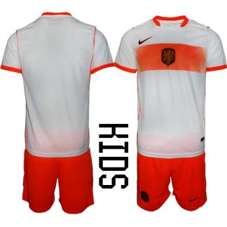 Nogometni dresi kompleti za otroke Nizozemska Reprezentance Gostujoči SP 2026