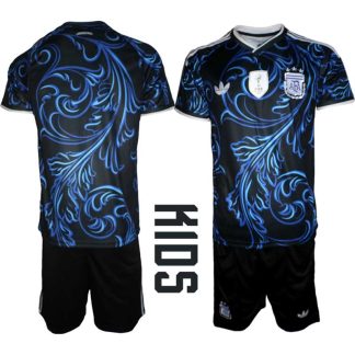 Otroški Nogometni dresi Argentina reprezentance Gostujoči SP 2026 + Kratke hlače-2