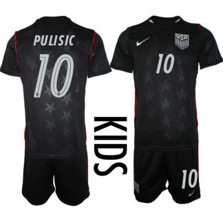 Otroški Nogometni dresi kompleti Christian Pulisic #10 Združene Države ZDA Gostujoči SP 2026