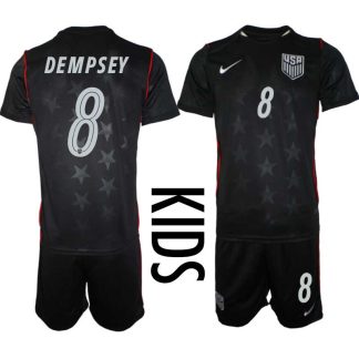 Otroški Nogometni dresi kompleti Clint Dempsey #8 Združene Države ZDA Gostujoči SP 2026