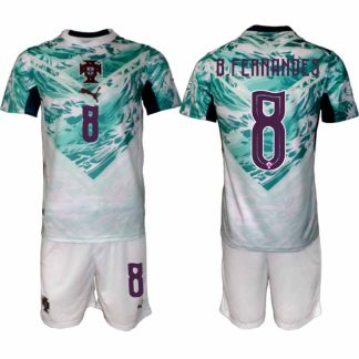 Poceni Nogometni dresi kompleti Portugalska reprezentance Bruno Fernandes #8 Gostujoči SP 2026