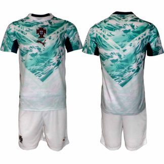 Poceni Nogometni dresi kompleti Portugalska reprezentance Gostujoči SP 2026 z lastnim tiskom