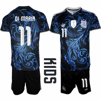 Poceni Otroški nogometni dresi Argentina reprezentance Ángel Di María #11 Gostujoči SP 2026