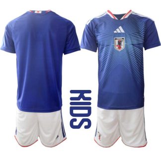 Poceni Otroški nogometni dresi kompleti reprezentance Japonska Domači SP 2026 z lastnim tiskom