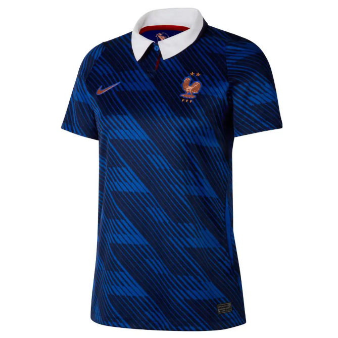 Ženski Nogometni dresi reprezentance Francija Domači SP 2026 Kratek Rokav