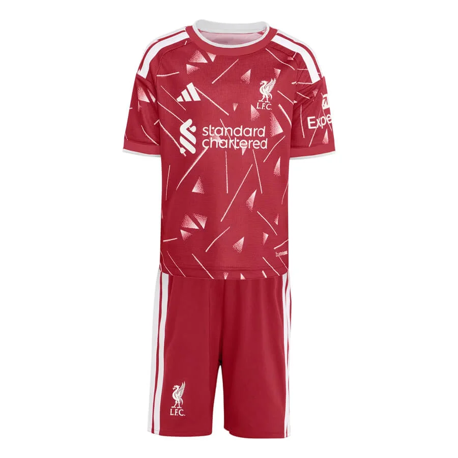 Liverpool Domači 2026/27 Nogometni dresi kompleti za otroke rdeča
