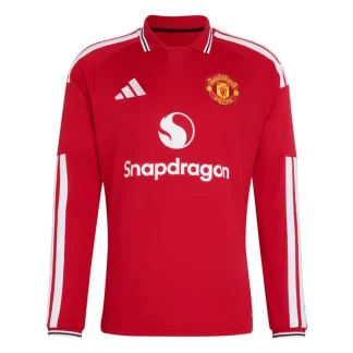 Manchester United Domači 2026/27 Dolgi Rokav-Moški Nogometni dresi rdeča