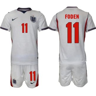 Moški dresi za nogomet kompleti Anglija SP 2026 reprezentance Phil Foden #11 Domači