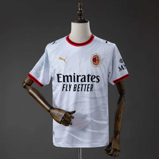 Moški nogometni dresi AC Milan Gostujoči 2026-27 bela Kratek Rokav